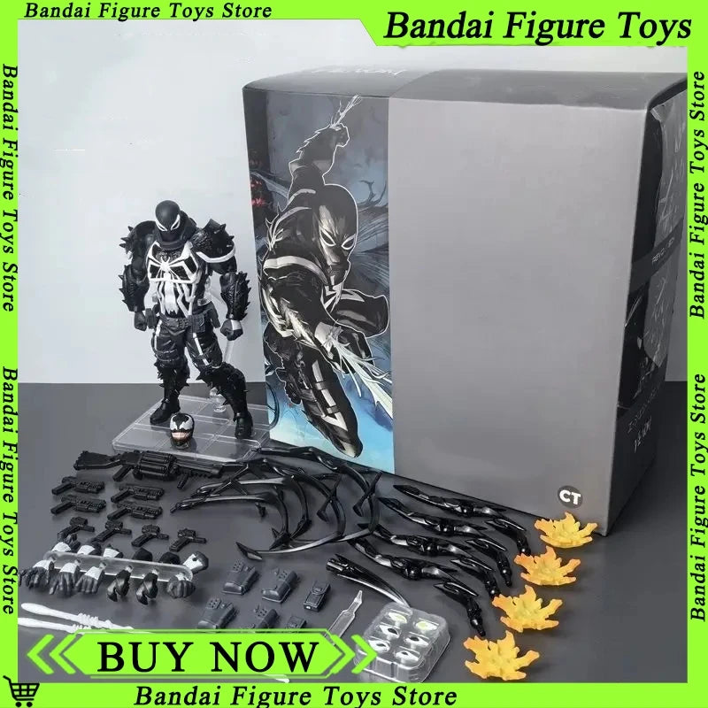 2026 Agent Venom Action Figure CT Version Kaiyodo Anime Figurine Marvel PVC Movable Collection Eugene Thompson Ko Model Toy Gfit