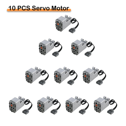 1/2/4/10PCS Generation 2 New MOC Power Function Parts L Servo Motor Power Modification Technical Bricks Educational Toy Kid Gift