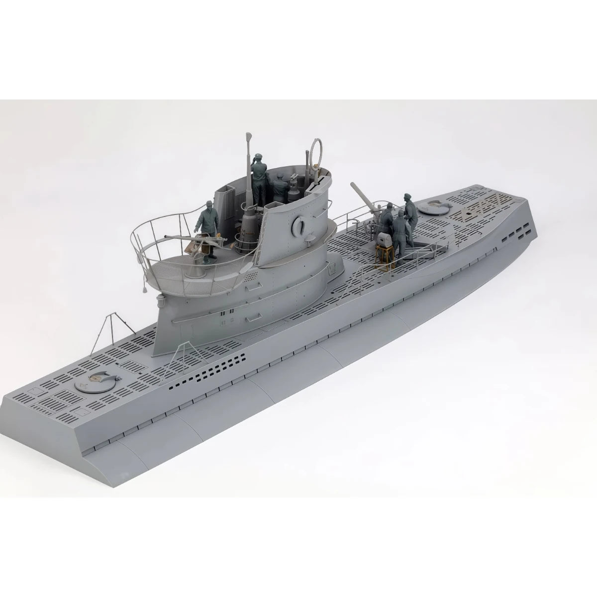 1/35 Resin Unpainted Model Kit, Military Theme, German Submarine and Commander (6 Figures) Unassembled and Unpainted GK