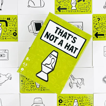 Unique That’s Not A Hat Happy Party Game Set,Top Board Game with Basic Extended Card Game English Tabletop Game for 3-8 Players
