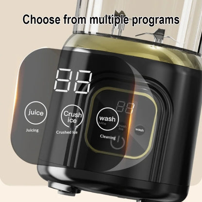 1000 ML Household Juicer Blender Ice Crusher Dual-blade digital display juicer USB Rechargeable Electric Fruit Juice Machine