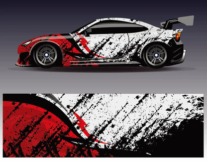 Black Car Sticker for Universal Car Sticker for Univers Vinyl Stripe on Left and Right Side Graphics Sticker Car Body Decoration