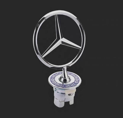 1pc 44mm car front hood modification parts replacement badge suitable for Mercedes Benz W222 W203 W204 W205 W207 W210 W212