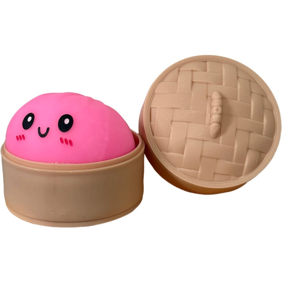 Blind Box Colorful Simulated Dumpling Squishy Relaxing Relieve Anxiety Antistress Enhance Happiness Rebound Squeeze Reliever Toy