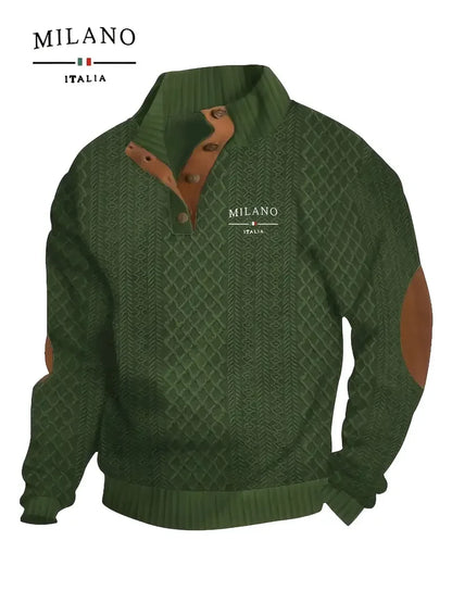 The 2025 New Trendy Stand-Up Collar Hoodie Is Fashionable and Popular Comfortable for Travel and Daily Commuting for Men