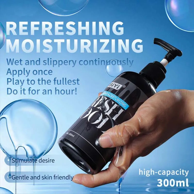 Silicone Based Lubricant 120ml/300ml Toy Friendly Long-Lasting Comfortable Feel for Sex Toy Bathroom & Underwater Use