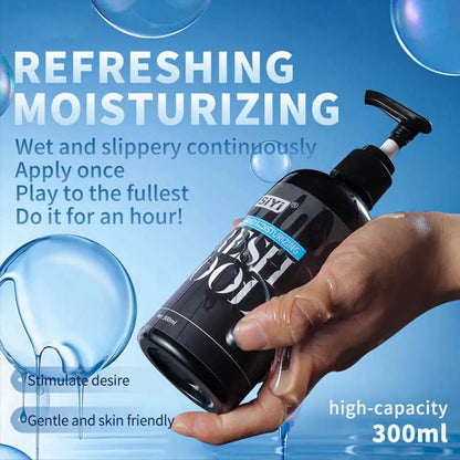 Silicone Based Lubricant 120ml/300ml Toy Friendly Long-Lasting Comfortable Feel for Sex Toy Bathroom & Underwater Use