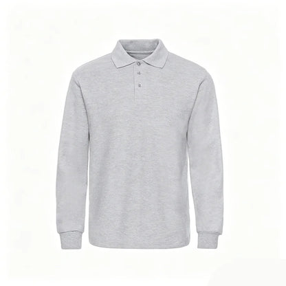 Top Compass Patch Long Sleeved Polo Shirt Spring Autumn All Cotton Casual Men's Luxury Golf Long Sleeved T-shirt Top Asian S-3XL