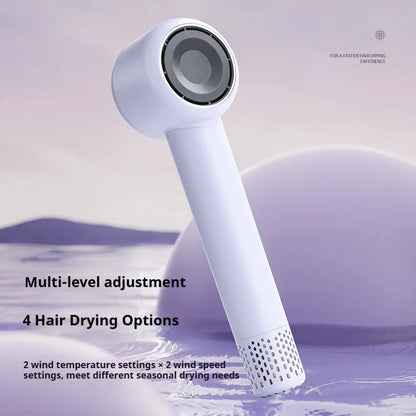 Leafless High Speed Hair Dryer, 110000RPM Negative Ion Hair Care, Smart Temp Control Quiet Fast Drying Blow Dryer