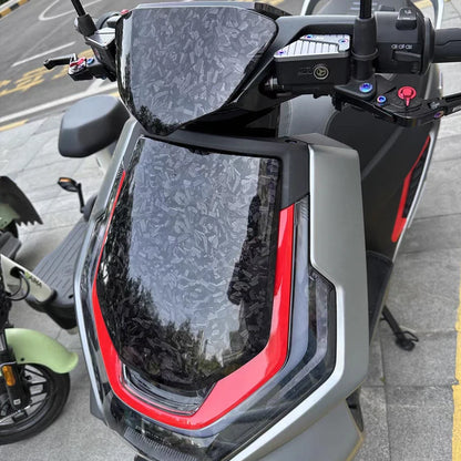 Premium PET Gloss Forged Carbon Fiber Vinyl Wrap Roll Self Adhesive Decal Vehicle Car Wrapping Foil