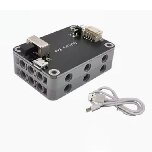 MOC Rechargeable 9V Battery Box Power Output Support M/L/XL Motor Forward/Reverse Control Compatible with Building Blocks Toys