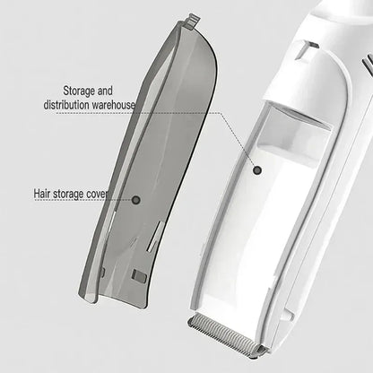 Household Hair Absorbing Electric Hair Clipper Waterproof Safe Razor Baby Children Hair Cutter Family Grooming Haircut Tool