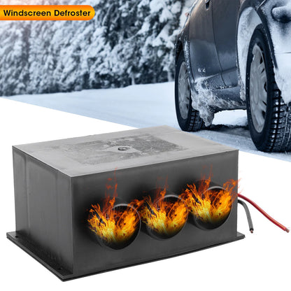 12V Car Heater 3 Hole Portable Winter Heating Warmer  Defroster Fog Removing Auto Interior Accessories Car Demister