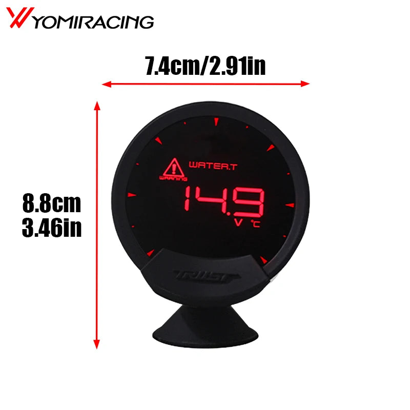 Greddi Sirius 7 Colors LCD Head Up Display Boost Water&Oil Temp Oil Press RPM Fuel Pressure Air-fuel ratio EGT Gauge  ﻿