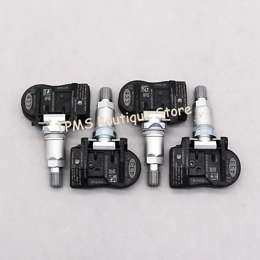 4pcs 433MHz 68252495AA Sensor Monitor  For Alfa Romeo Giulia Stelvio Car Wheel Tires Pressure Monitoring System Replacement Part