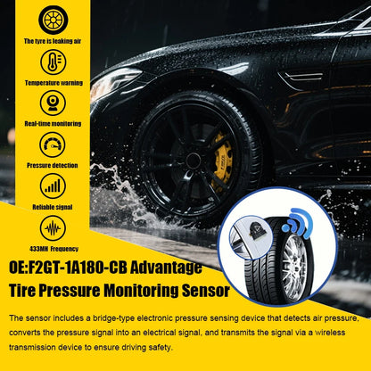 1/4PCS 433MHZ Tire Pressure Monitor System Fit For Ford F-150 Mustang Edge Lincoln Replacement For F2GT-1A180-CB F2GT1A180CB