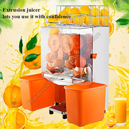 Commercial Fruit Juicer Machine Lemon Orange Juicer Stainless Steel Beverage Machine Automatic Orange Juice Squeezer Machine