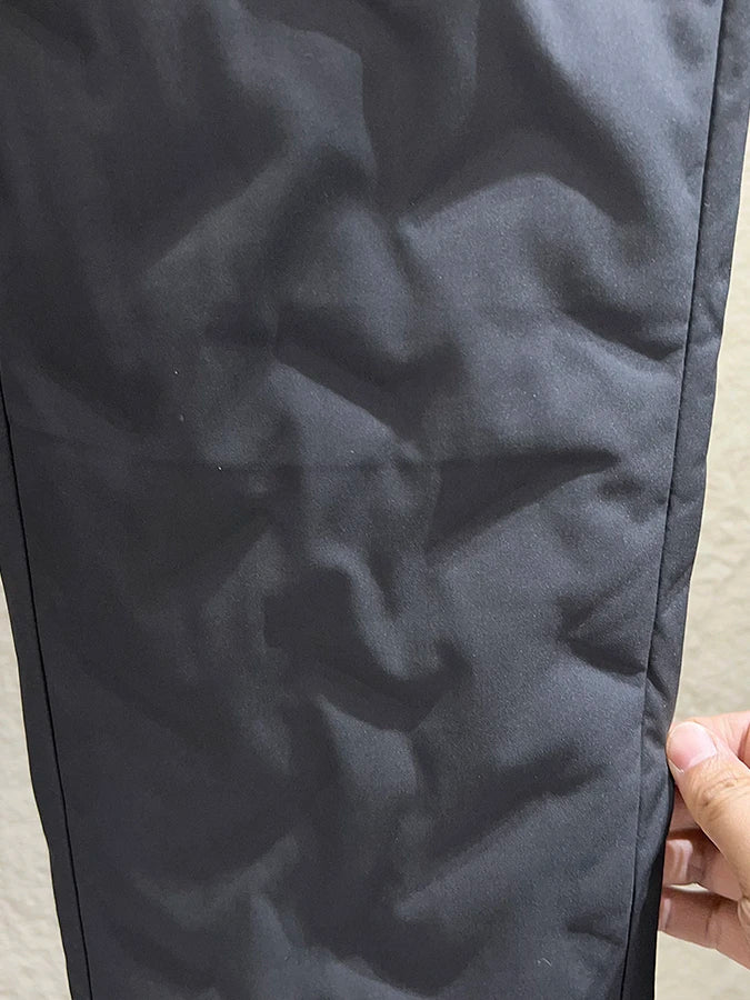 High-End Seamless down Trousers Men's Outdoor Waterproof Lightweight Warm Straight Leg Duck down Pants Fashionable Autumn Winter