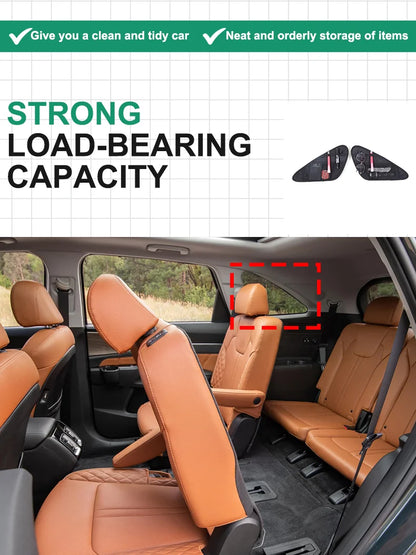Trunk Box Oxford Cloth Car Organizers Rear Left Right Window Storage Bag Stowing Tidying Car Supplies For Kia Sorento 2015-2022