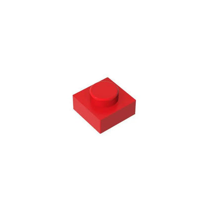 100g/588Pcs 3024 1x1 Brick Moc Short 1-Hole Color Spare Parts Compatible with Brick DIY Children's Toy Assembly Gift Box