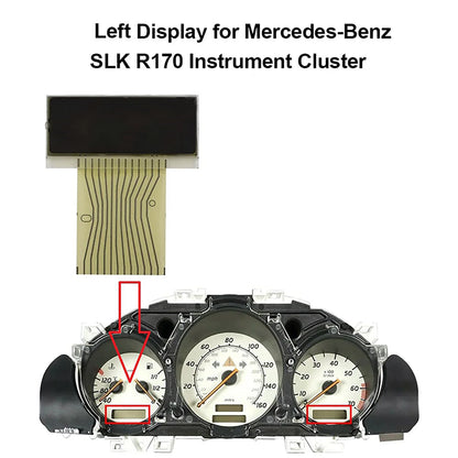 Dashboard LCD Display Screen Instrument Cluster for Mercedes Benz C/E Class W202 W210 W208 CLK SLK R170 Gauge Sets Dash Panels