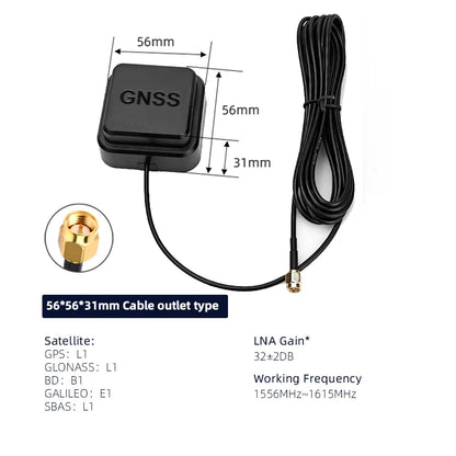 HONGXIN High-Precision RTK Antennas, Single and Dual-Band Full-Frequency Antennas, Vehicle-Mounted GPS Antennas