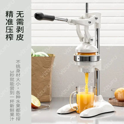 Manual Orange Juicer: Commercial Stall Use, Hand-Press Fresh Squeezing Tool
