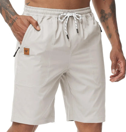 Summer Fitness Training Cargo Shorts, Men's Sweatpants Jogging Athletic Pants Tactical Casual Shorts Pants