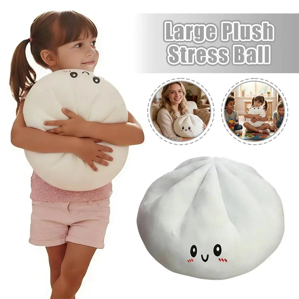10.2 Inch Giant Dumpling Squishy Stress Ball, Slow Rising, Soft Squeeze Decompression Dough, for Kids Adult Stress Relief