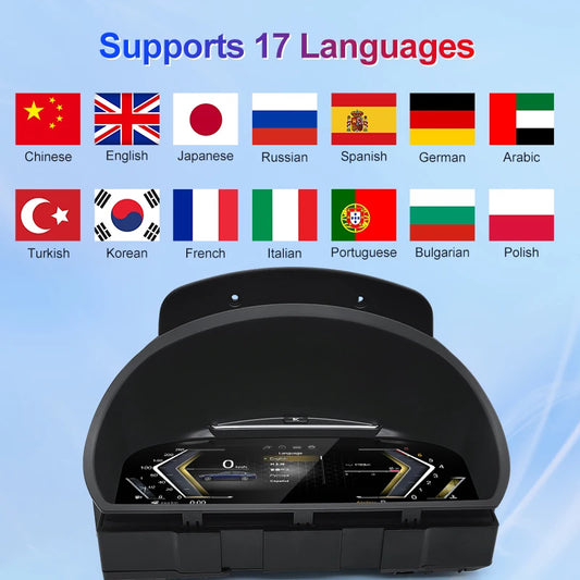 STWEI 2026 New Product Facroy Price Digital LCD Car Dashboard For BMW X3 E83 2004 to 2008 Instrument Cluster Panel Cockpit