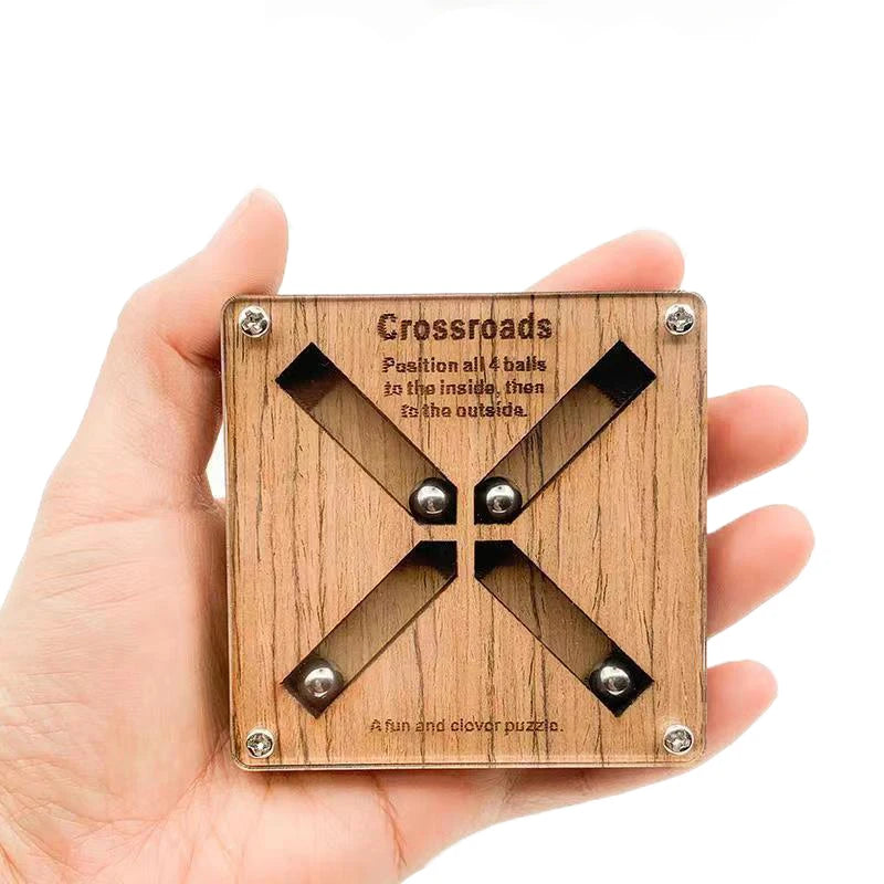 Crossroad Puzzle Labyrinth Maze IQ Brain Teaser Games For Children Adults Casse Tete Difficile Juegos De Ingenio Y Destreza