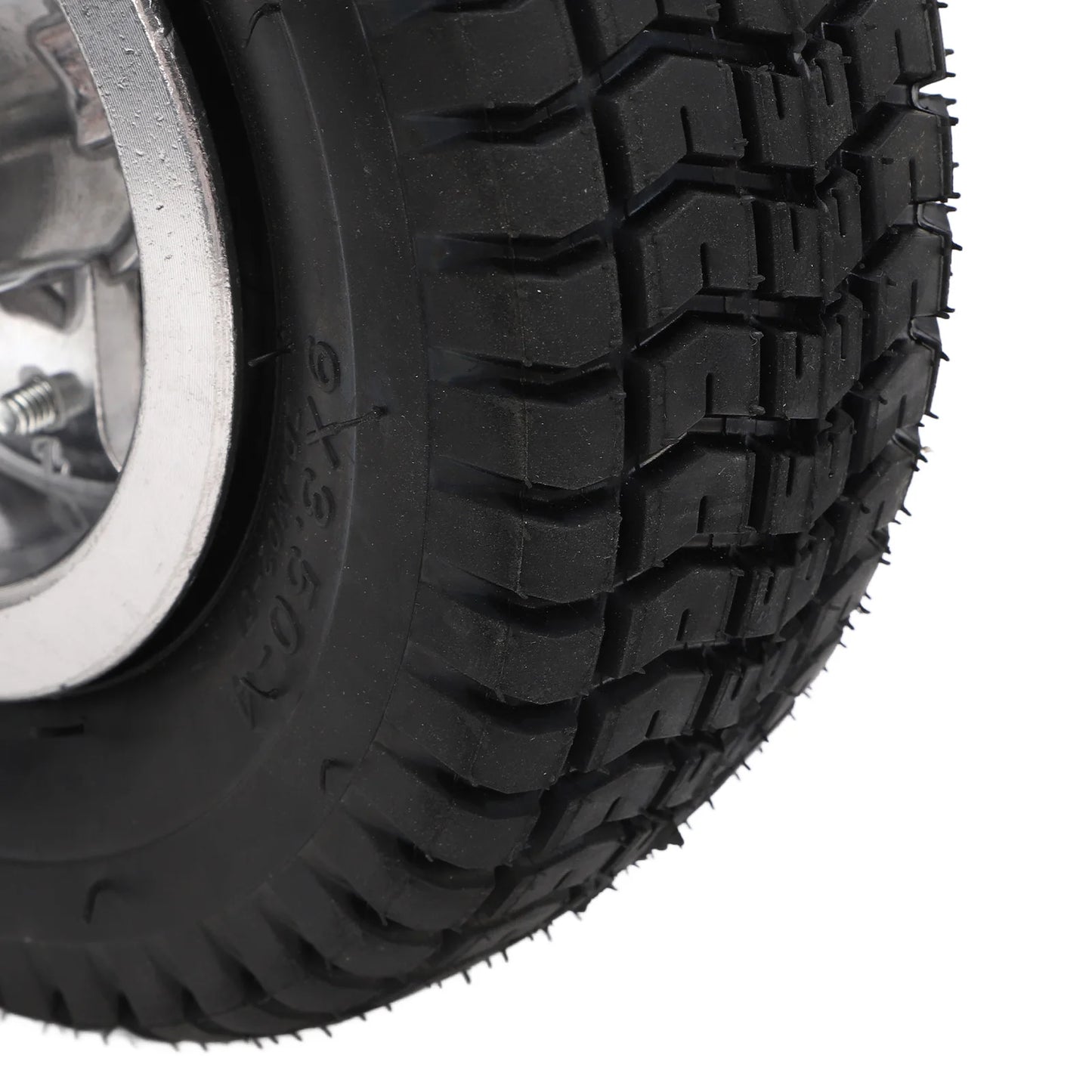 4 Inch Go Kart Tires, 4 Inch Off-Road Tires with Metal Hub, High Traction for Go Karts and Mini Vehicles