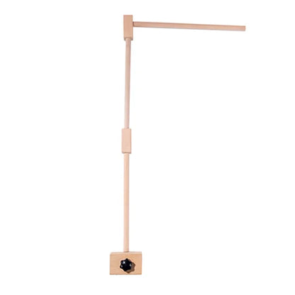 Baby Wooden Bedbell Bracket 0-12 Months Bed Bell Bracket Wooden Mobile Newborn Crochet Bed Bell Hanging Toys Newbaby Rattle Toys