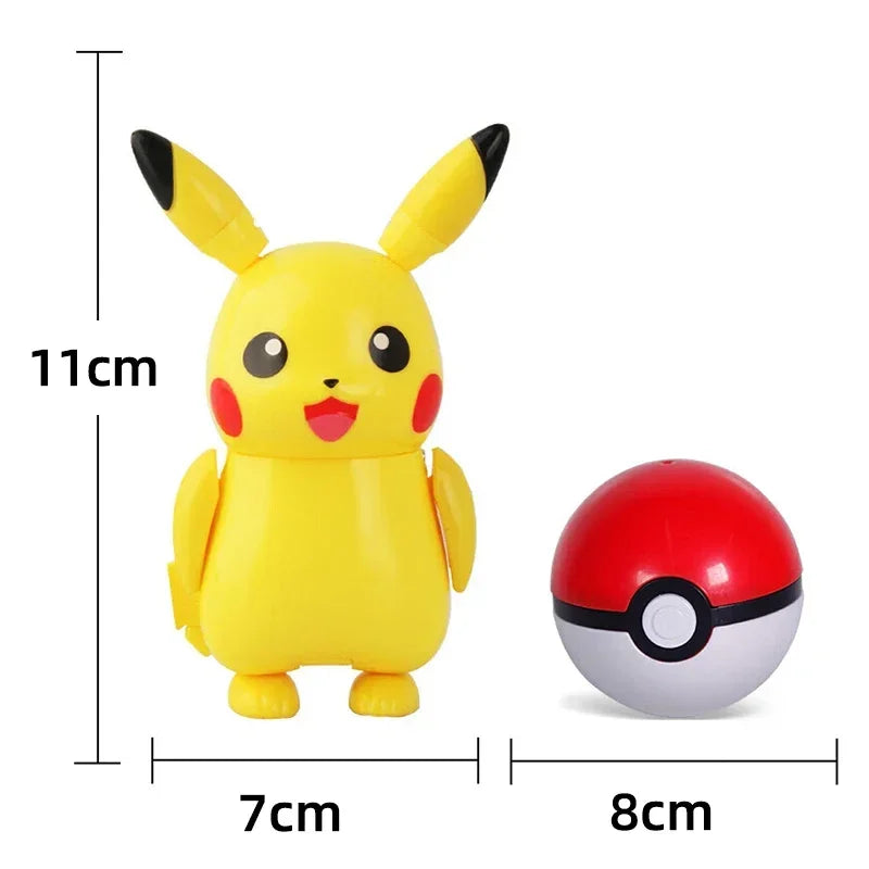 Original Pokemon Figure Ball Pokeball Eevee Blastoise Venusaur Charizard Pikachu Mewtwo Gyarados Elf Monster Toy for Child Gift