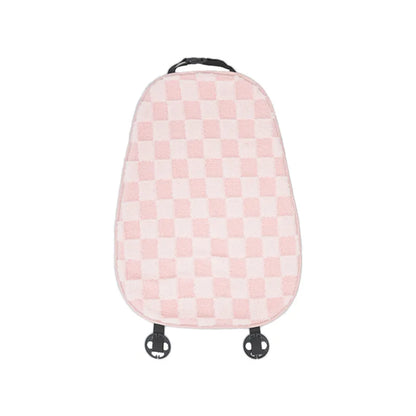 Pink Car Seat Cushion Covers Winter Thick Warm Anti-Slip Plush Comfortable Simple Design Car Seat Cover Seat Accessories