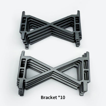 KicarMod 1/64 Diecast Model Car Manual Assembly of 3D Parking Building Multi-Layer Structure with Free Combination Display Car
