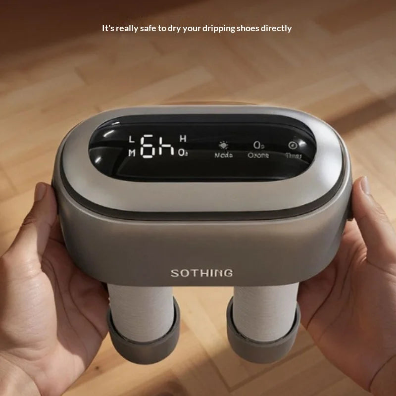 Portable Intelligent Shoe Dryer with Both Dry Wet Functions Deodorizing Sterilizing Disinfecting Warming Shoe Warmer Home Use