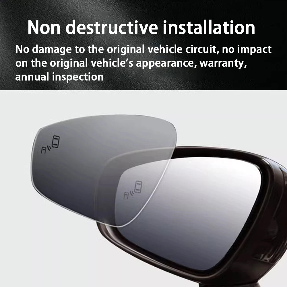 ZhuCamX DSM BSD Blind Spot Detection Monitoring Ultrasonic Warning Lane Assist System