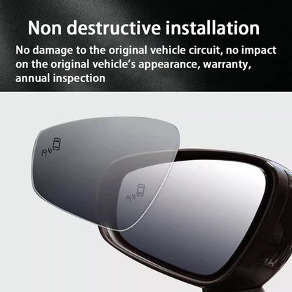 ZhuCamX DSM BSD Blind Spot Detection Monitoring Ultrasonic Warning Lane Assist System