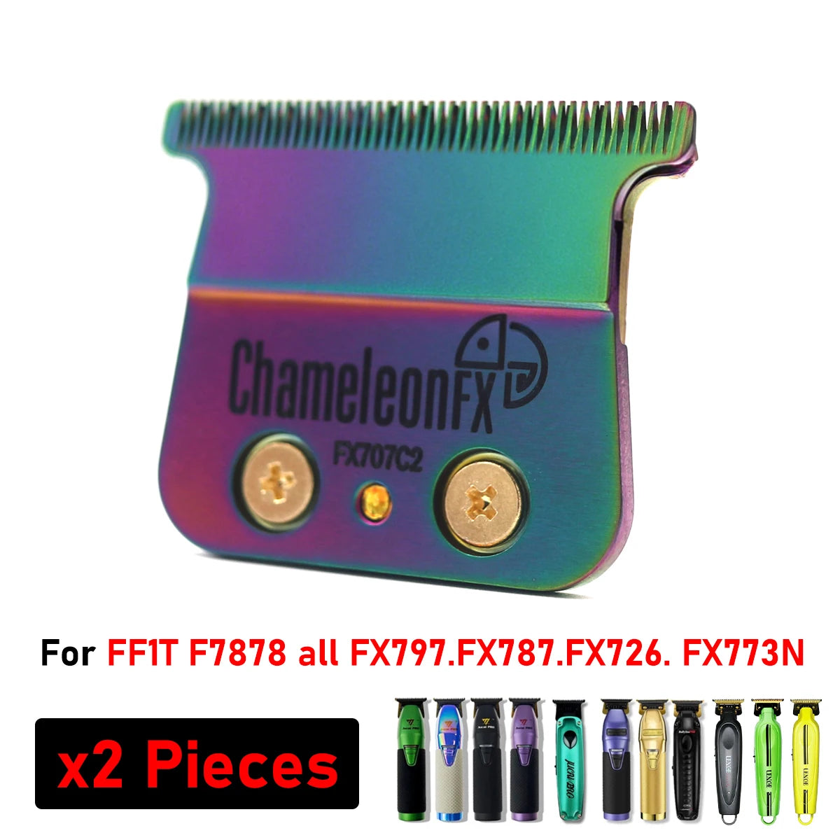 For 707Z Replacement Professional Barber Trimmers DLC Blade Carbon Steel Knife Head Barbershop
