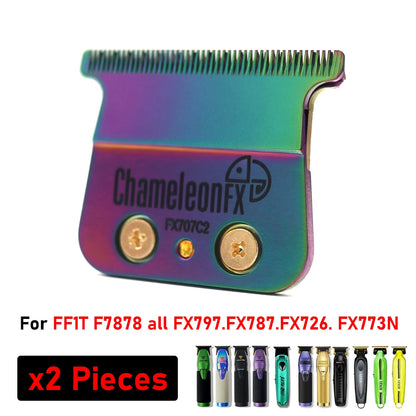 For 707Z Replacement Professional Barber Trimmers DLC Blade Carbon Steel Knife Head Barbershop
