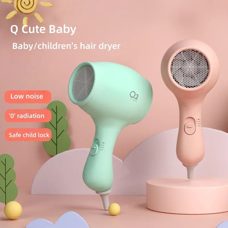 Special Baby Hair Dryer With Silent Negative Ion Soft Wind For Hair Care And Anal Hair Blowing For Infants And Children