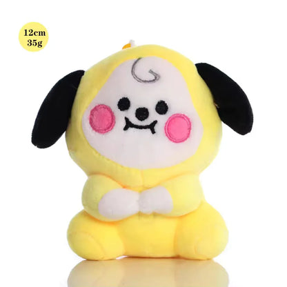 Hot BTed 21Plush Toys Kawaii Mini Keychain Anime Pendant Ornament for Kids 12-22cm Bt Peripherals Soft Stuffed Animals Doll Gift
