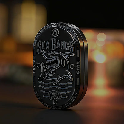 HalooPlayer Sea Shrak Fidget Spinner EDC Fidget Toys Stress Reliever Anti Anxiety Hand Spinner for Adults Kids