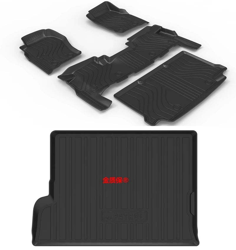 Use for Nissan Patrol Y61 armada car carpet Y61 AllWeather car Floor Mat Fit For Patrol Y61 custom waterproof pad Y61 trunk mat