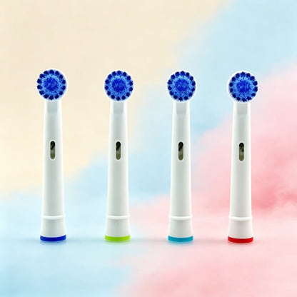 EB-17S 16/8/4pcs Electric Toothbrush Head For Oral B Sensitive Replacement Brush Heads D25 D30 D32 D18 4739 3709 4728