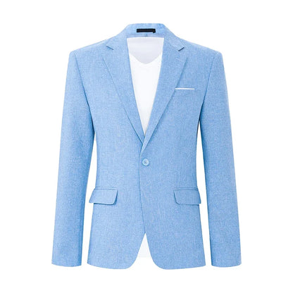 Men's Suit Men's Blazer Men's Summer Casual Suit Blazer Single Button Suit Jacket for Weddings Daily Office Outdoor Occasions