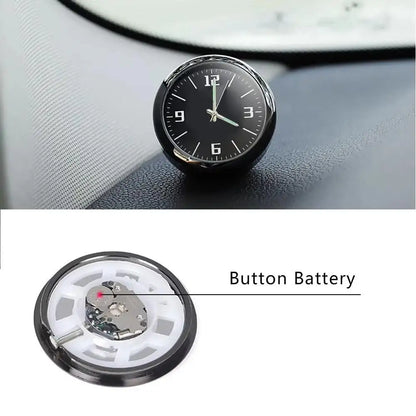 Car Clock Luminous Automobiles Internal Dashboard Stick-On Digital Watch Mechanics Quartz Clocks Auto Decoration