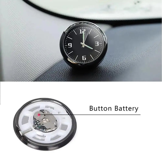 Car Clock Luminous Automobiles Internal Dashboard Stick-On Digital Watch Mechanics Quartz Clocks Auto Decoration