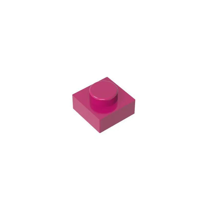 100g/588Pcs 3024 1x1 Brick Moc Short 1-Hole Color Spare Parts Compatible with Brick DIY Children's Toy Assembly Gift Box